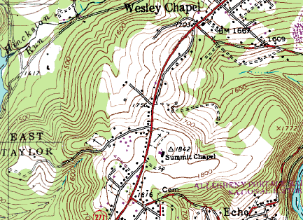 Holy Trinity Topo Map